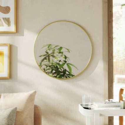 Καθρέπτης Hubba Mirror Brass Ø86.3 cm Umbra